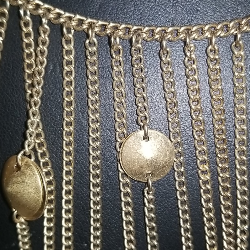 Vintage Dangle Statement Necklace - image 3